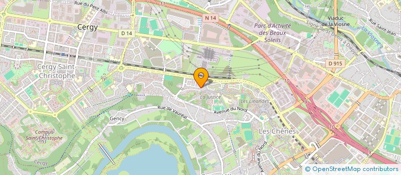 localisation de l'entreprise MONSIEUR MEHDI CHEREMOND  CERGY