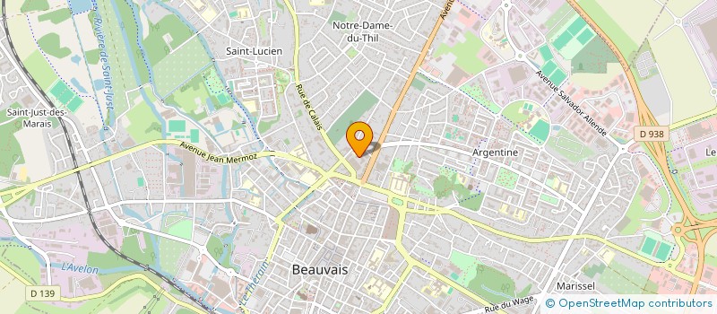 localisation de l'entreprise MONSIEUR MEHDI CHERFI  BEAUVAIS