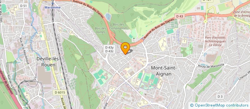 localisation de l'entreprise MONSIEUR MEHDI CHERIF MABROUK EL MILIANI à MONT-SAINT-AIGNAN