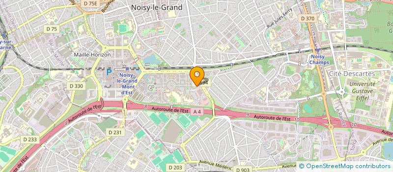 localisation de l'entreprise MONSIEUR MEHDI CHERRAK  NOISY-LE-GRAND