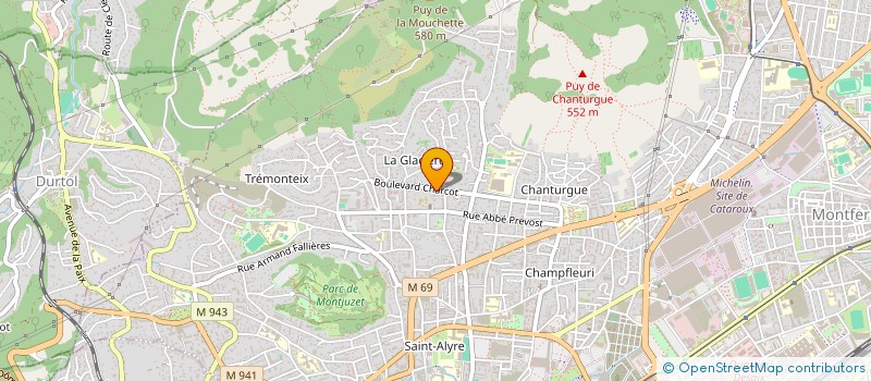 localisation de l'entreprise MONSIEUR MEHDI CHIAB  CLERMONT-FERRAND