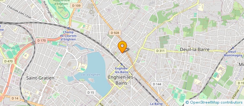 localisation de l'entreprise MONSIEUR MEHDI CHITOUR  ENGHIEN-LES-BAINS