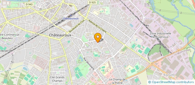 localisation de l'entreprise MONSIEUR MEHDI COUET à CHATEAUROUX