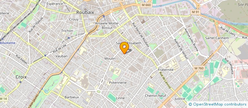 localisation de l'entreprise MONSIEUR MEHDI DAD  ROUBAIX