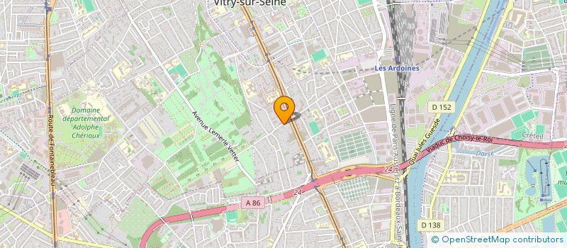 localisation de l'entreprise MONSIEUR MEHDI DAHANE à VITRY-SUR-SEINE