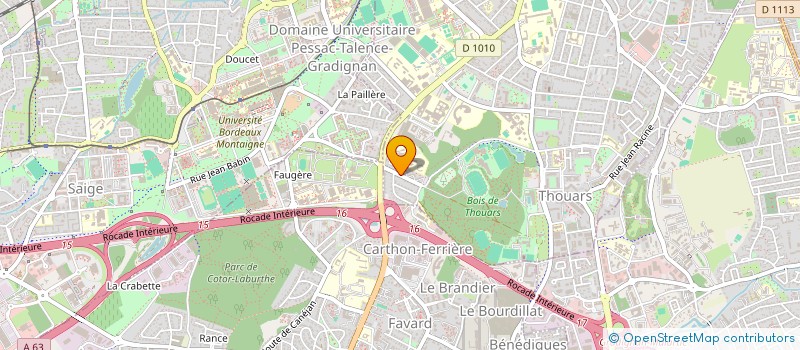 localisation de l'entreprise MONSIEUR MEHDI DAIF  TALENCE