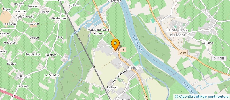 localisation de l'entreprise MONSIEUR MEHDI DAIFI  PREIGNAC