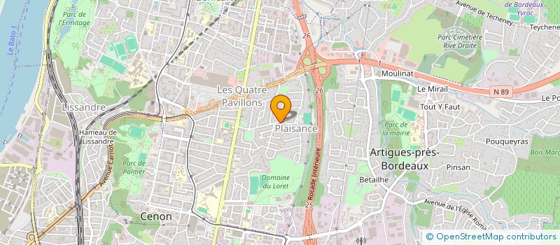 localisation de l'entreprise MONSIEUR MEHDI DAROUAZ  CENON