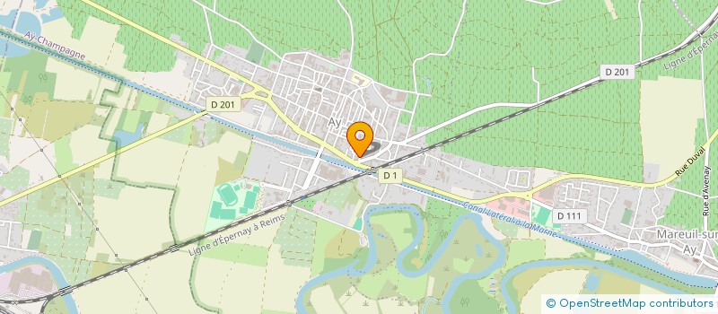 localisation de l'entreprise MONSIEUR MEHDI DAVID  AY-CHAMPAGNE