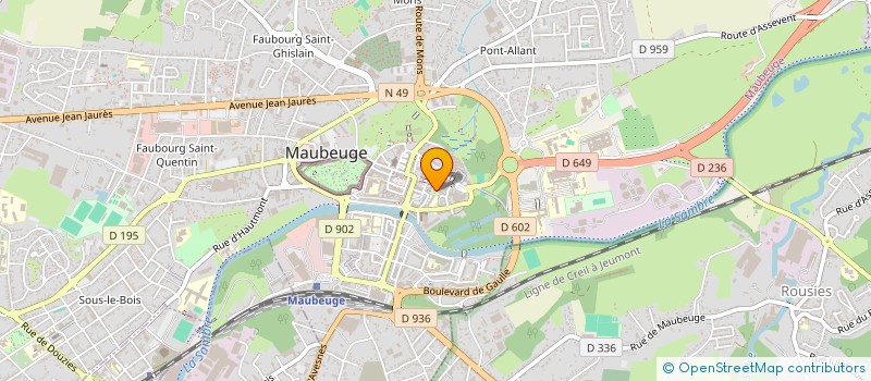 localisation de l'entreprise MONSIEUR MEHDI DEHANE  MAUBEUGE