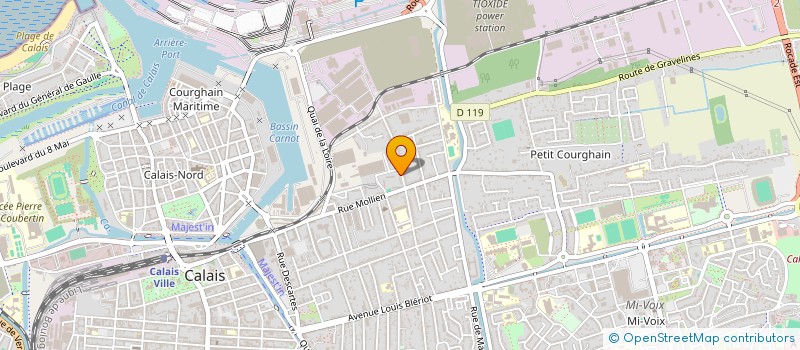 localisation de l'entreprise MONSIEUR MEHDI DELRUE  CALAIS