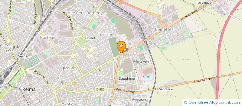 localisation de l'entreprise MONSIEUR MEHDI DEPARCY  REIMS