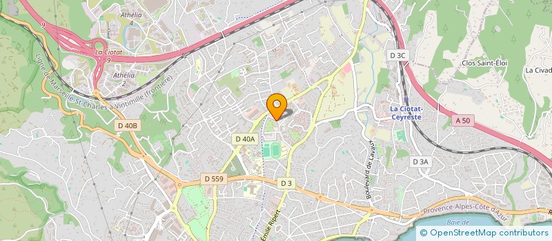 localisation de l'entreprise MONSIEUR MEHDI DERBAL  LA CIOTAT