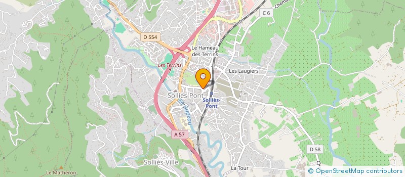 localisation de l'entreprise MONSIEUR MEHDI DERDICHE à SOLLIES-PONT