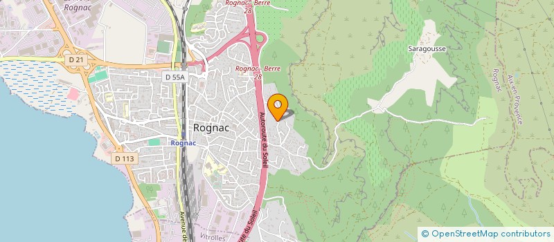 localisation de l'entreprise MONSIEUR MEHDI DIB  ROGNAC