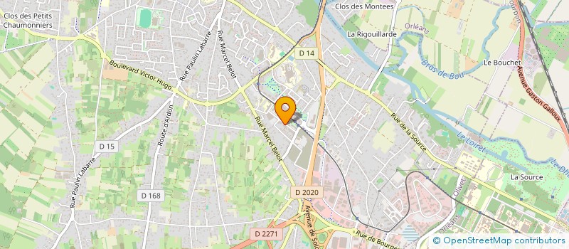 localisation de l'entreprise MONSIEUR MEHDI DJELLAT à OLIVET
