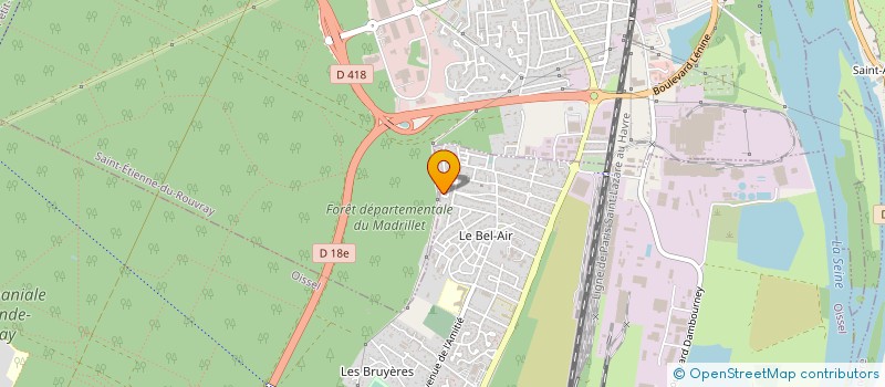 localisation de l'entreprise MONSIEUR MEHDI DJELLOULI  OISSEL