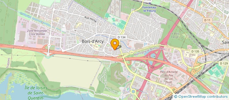 localisation de l'entreprise MONSIEUR MEHDI DJEMAH  LE CHESNAY-ROCQUENCOURT