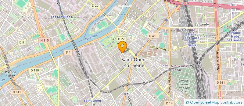 localisation de l'entreprise MONSIEUR MEHDI DJENADOU à SAINT-OUEN-SUR-SEINE
