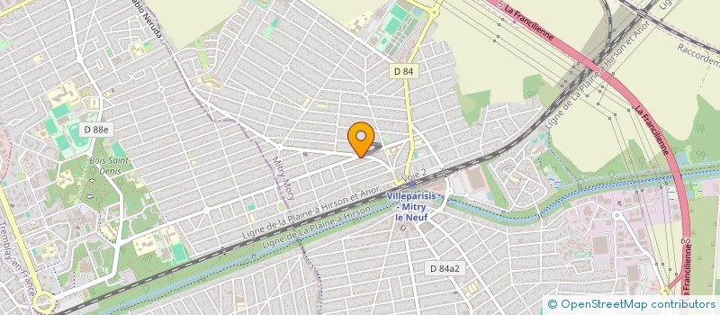 localisation de l'entreprise MONSIEUR MEHDI DJERROUD  MITRY-MORY