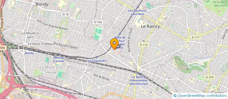 localisation de l'entreprise MONSIEUR MEHDI DOMISE  VILLEMOMBLE