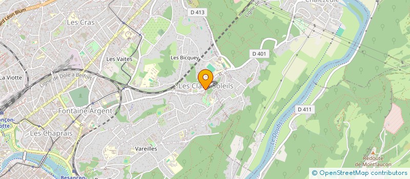 localisation de l'entreprise MONSIEUR MEHDI DONZELOT  BESANCON