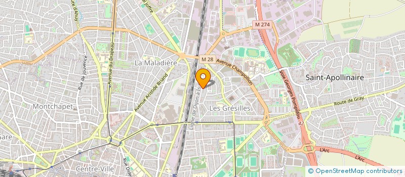 localisation de l'entreprise MONSIEUR MEHDI DOS-SANTOS  DIJON