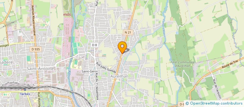 localisation de l'entreprise MONSIEUR MEHDI DUBOIS  TARBES