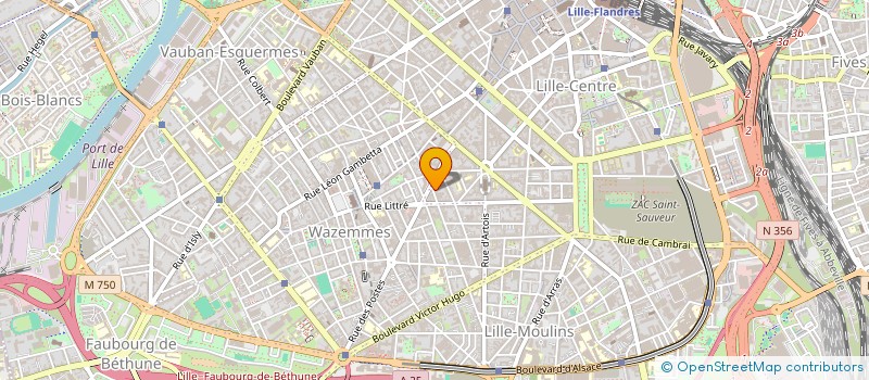localisation de l'entreprise MONSIEUR MEHDI DUFLOS à LILLE