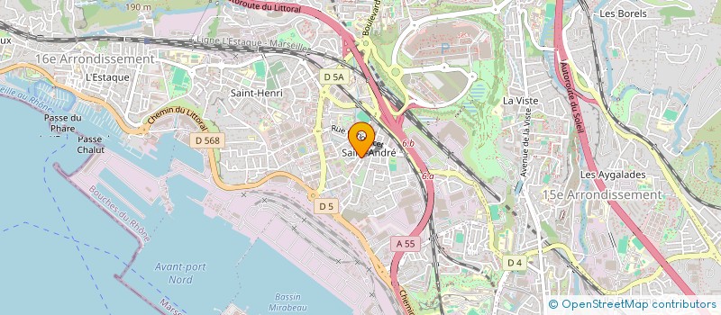localisation de l'entreprise MONSIEUR MEHDI DUFRANNE à MARSEILLE