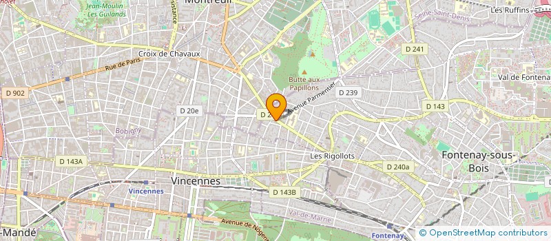 localisation de l'entreprise MONSIEUR MEHDI DUMONT à FONTENAY-SOUS-BOIS