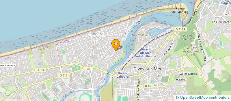 localisation de l'entreprise MONSIEUR MEHDI DUVAL  CABOURG