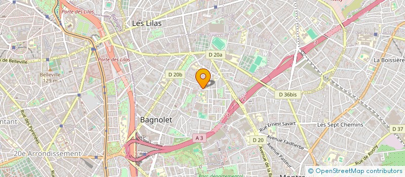 localisation de l'entreprise MONSIEUR MEHDI EL BEJI à BAGNOLET
