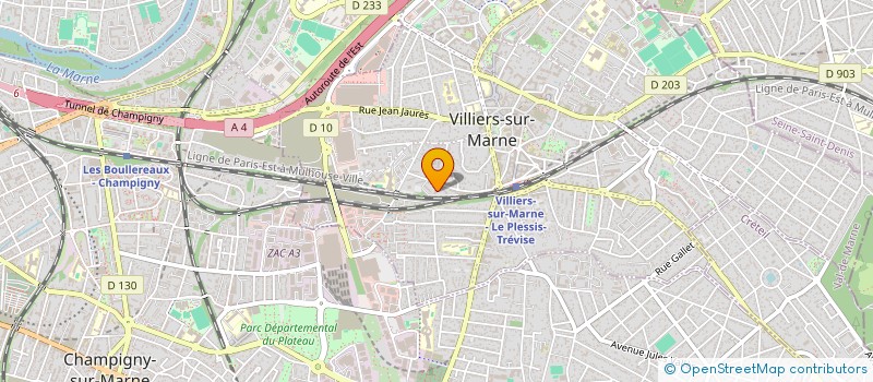 localisation de l'entreprise MONSIEUR MEHDI EL EUCH  VILLIERS-SUR-MARNE