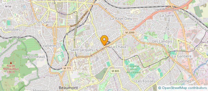 localisation de l'entreprise MONSIEUR MEHDI EL FEKAIR  CLERMONT-FERRAND