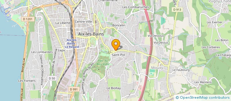 localisation de l'entreprise MONSIEUR MEHDI EL KAMEL  AIX-LES-BAINS