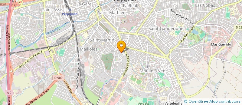 localisation de l'entreprise MONSIEUR MEHDI EL KEBIR  PERPIGNAN