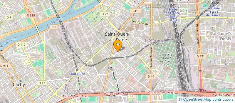 localisation de l'entreprise MONSIEUR MEHDI EL MAAZI à SAINT-OUEN-SUR-SEINE