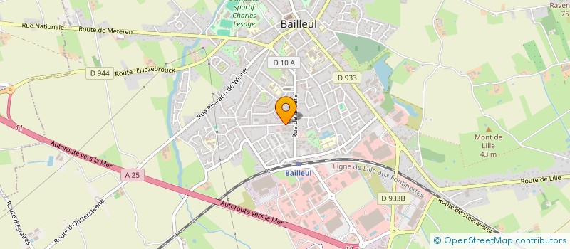 localisation de l'entreprise MONSIEUR MEHDI EL MALKI à BAILLEUL