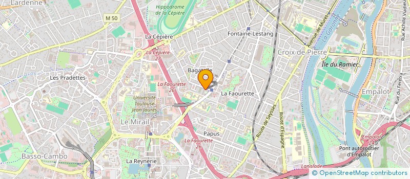 localisation de l'entreprise MONSIEUR MEHDI EL MEDDAH  TOULOUSE