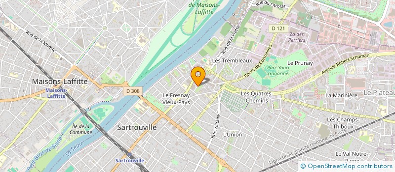 localisation de l'entreprise MONSIEUR MEHDI EL MORGI  SARTROUVILLE