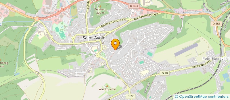 localisation de l'entreprise MONSIEUR MEHDI EL MOTIE  SAINT-AVOLD