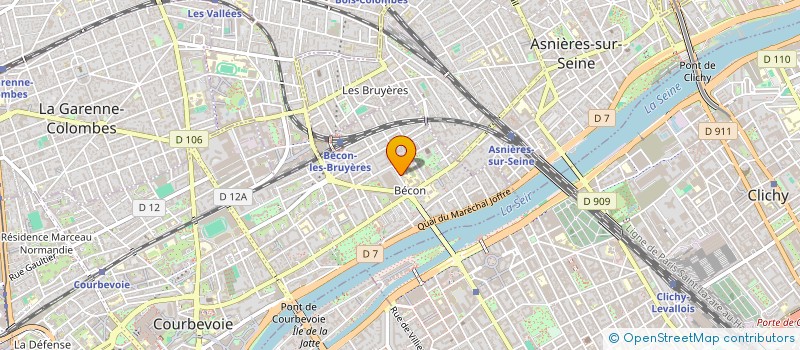 localisation de l'entreprise MONSIEUR MEHDI ELKADIRI à COURBEVOIE