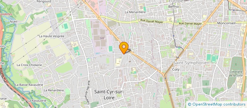 localisation de l'entreprise MONSIEUR MEHDI ELMESBAHI  SAINT-CYR-SUR-LOIRE