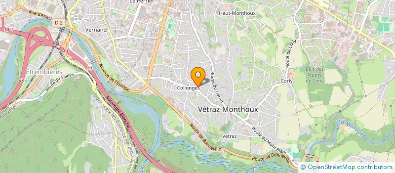 localisation de l'entreprise MONSIEUR MEHDI FAOUZI  VETRAZ-MONTHOUX