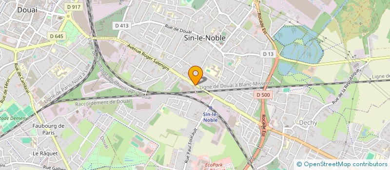 localisation de l'entreprise MONSIEUR MEHDI FARES  SIN-LE-NOBLE