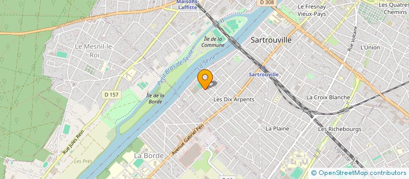 localisation de l'entreprise MONSIEUR MEHDI FARHAT à SARTROUVILLE
