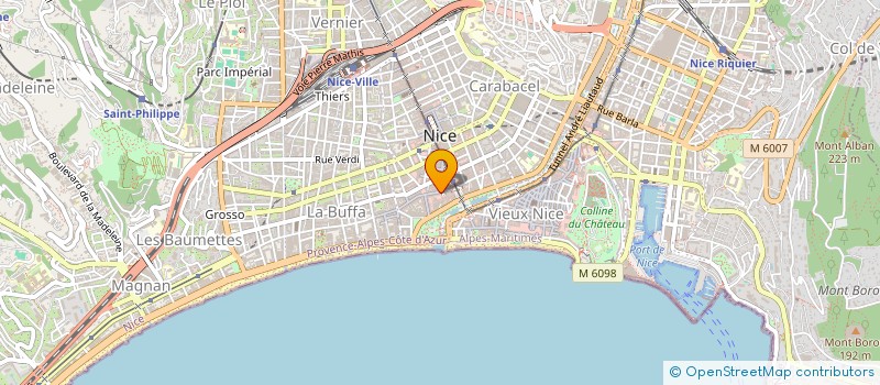localisation de l'entreprise MONSIEUR MEHDI FASSY EL FEHRY à NICE