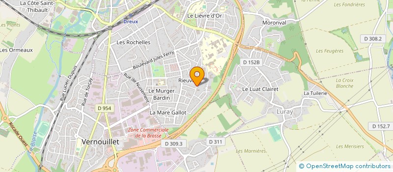 localisation de l'entreprise MONSIEUR MEHDI FONTAINE à DREUX
