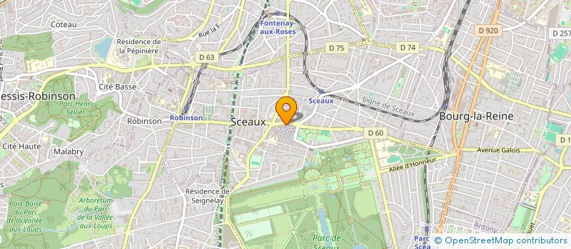 localisation de l'entreprise MONSIEUR MEHDI FRERE à SCEAUX